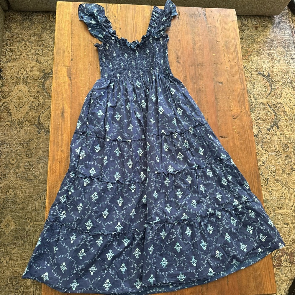 Hill House Ellie Nap Dress Navy blue trellis, New York City 2023 Edition size M - Picture 4 of 5